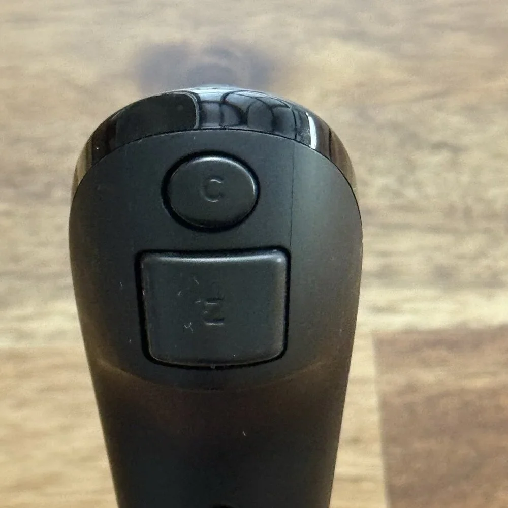 OEM Nintendo Black Wii Nunchuck Remote (RVL 004) Authentic Official Tested Works